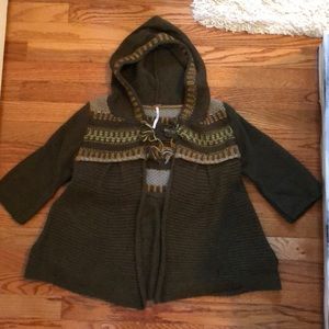 Free People wool poncho